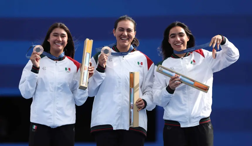 Arqueras mexicanas con medalla de bronce | Imagen: @juegosolimpicos