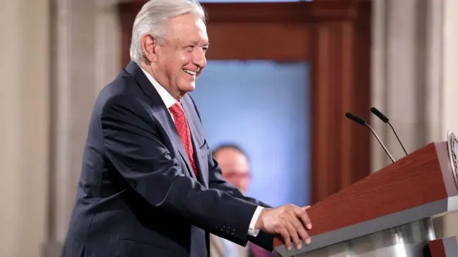 Andrés Manuel López Obrador, presidente de México.
