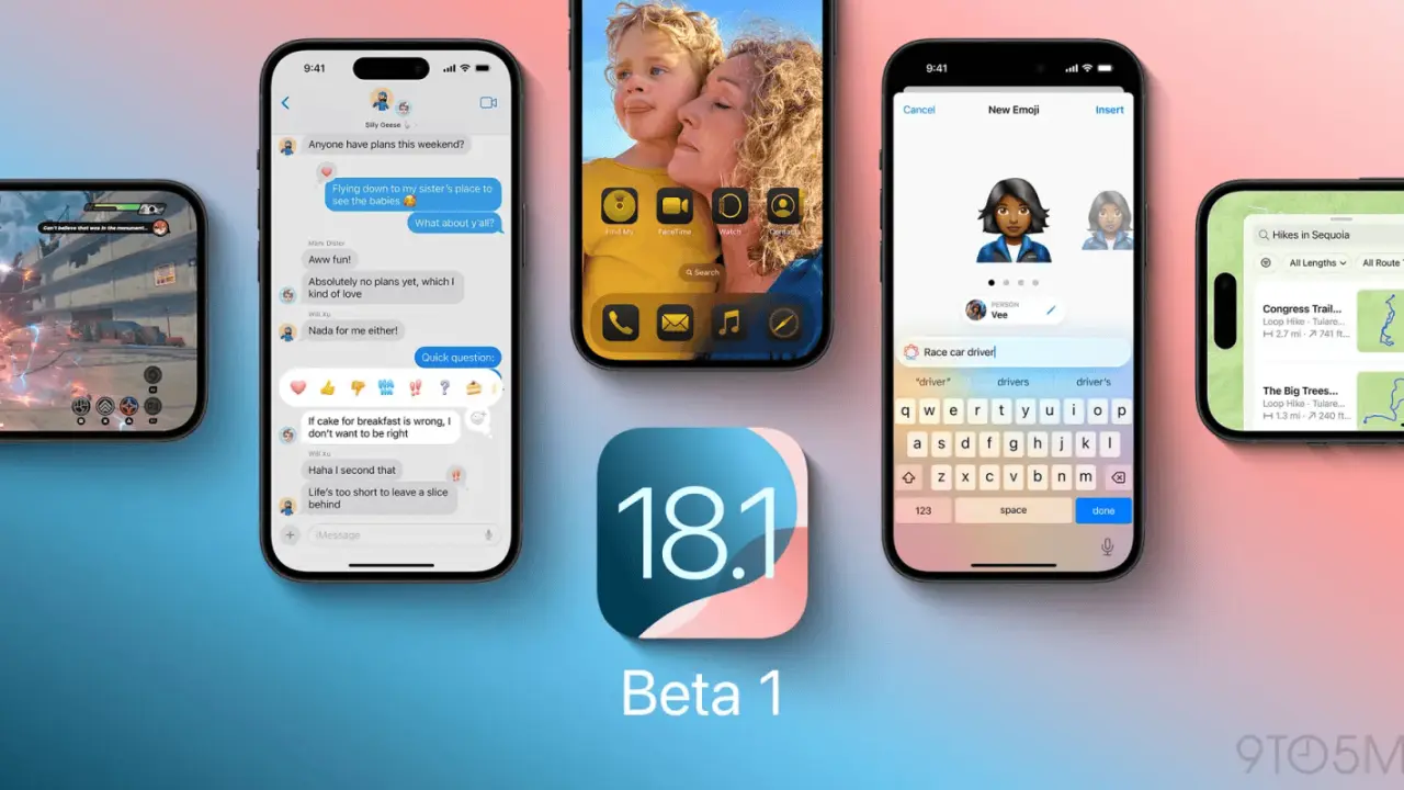 Aquí todas las novedades que llegan con la beta de iOS 18.1. Foto: Apple
