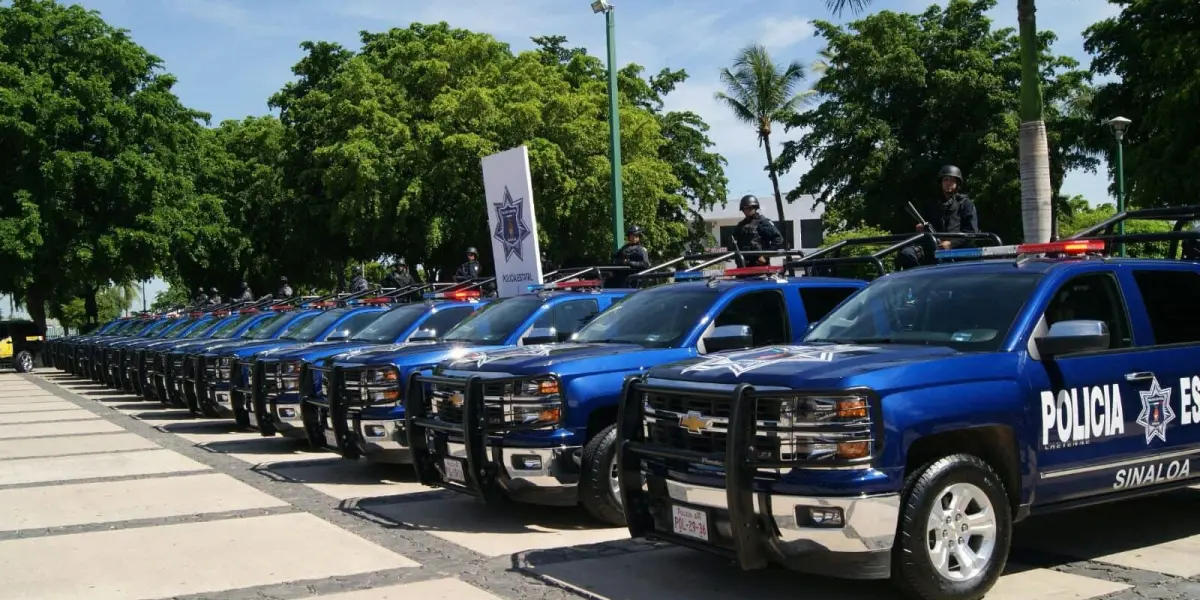 Patrullas Policía Estatal Sinaloa