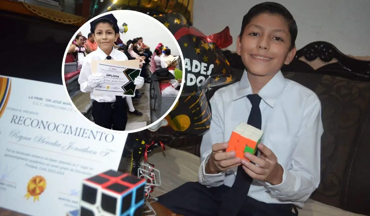 ¡Un niño de 10! En Culiacán, Fernando triunfa por su brillante desempeño académico