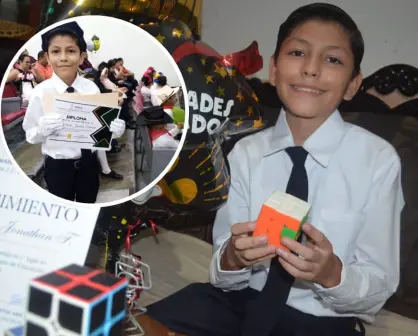 ¡Un niño de 10! En Culiacán, Fernando triunfa por su brillante desempeño académico