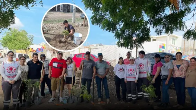 La reforestación fortalece lazos comunitarios en la Unidad Deportiva Progreso Los Ayalés en Culiacán.