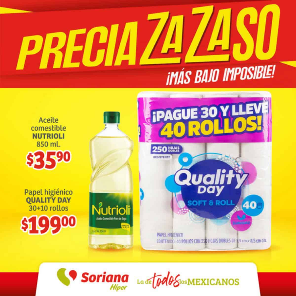 Ofertas de Soriana: folleto catorcenal Hiper Nacional vigente del 31 de julio al 13 de agosto