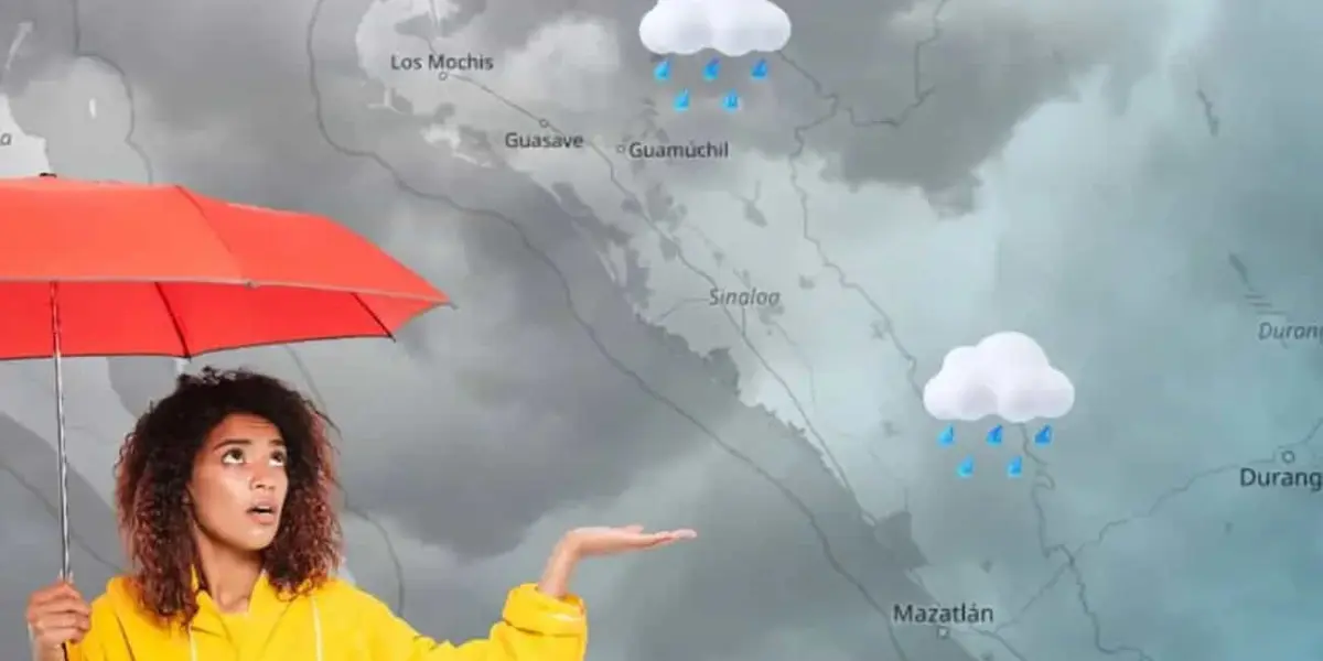 ¿Dónde lloverá hoy en Sinaloa?;  pronóstico del clima en el estado.