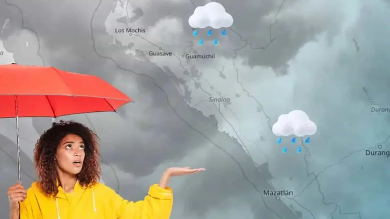 ¿Dónde lloverá hoy en Sinaloa?;  pronóstico del clima en el estado.
