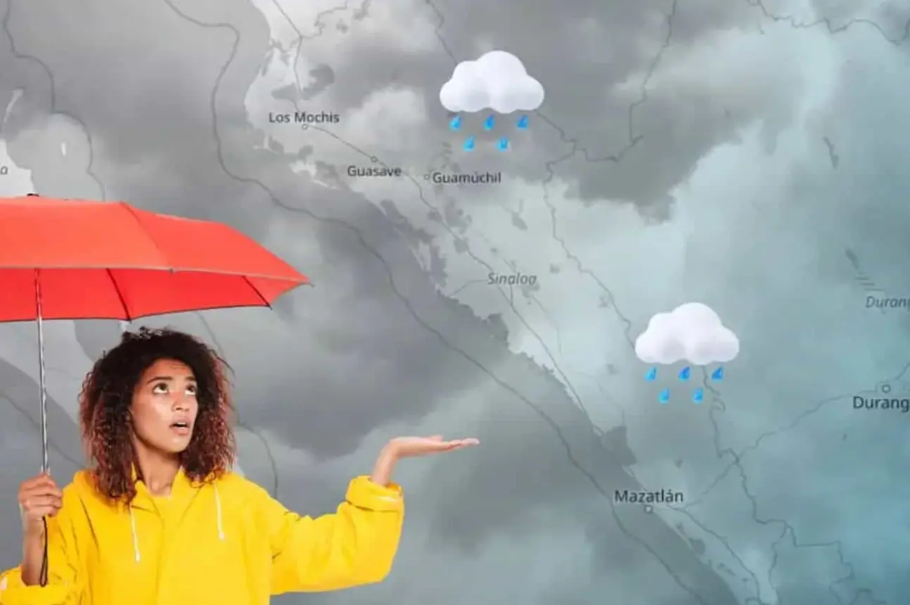 ¿Dónde lloverá hoy en Sinaloa?;  pronóstico del clima en el estado.