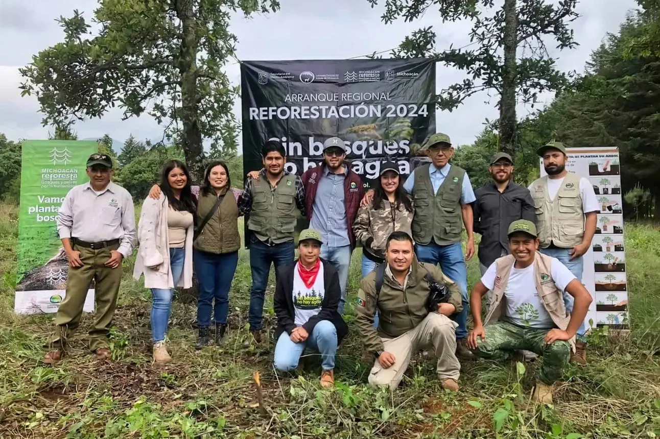 Plantan en Quiroga 18 mil árboles.