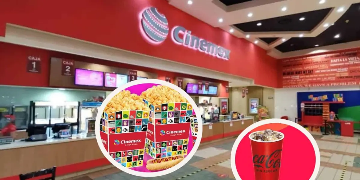 El Combo Amigos de Cinemex es bastante generosa en 2024 y alcanza para varias personas. Foto: Cortesía