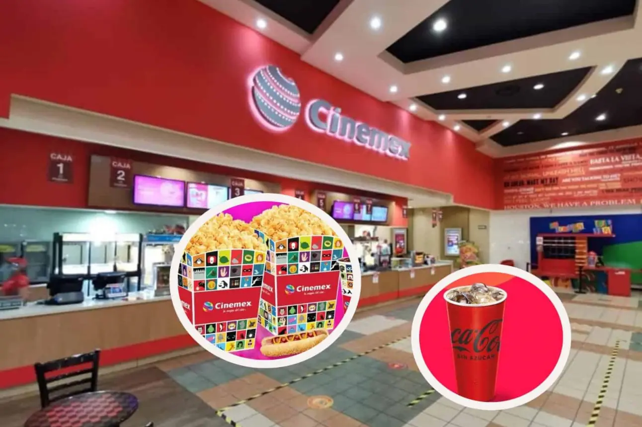 El Combo Amigos de Cinemex es bastante generosa en 2024 y alcanza para varias personas. Foto: Cortesía