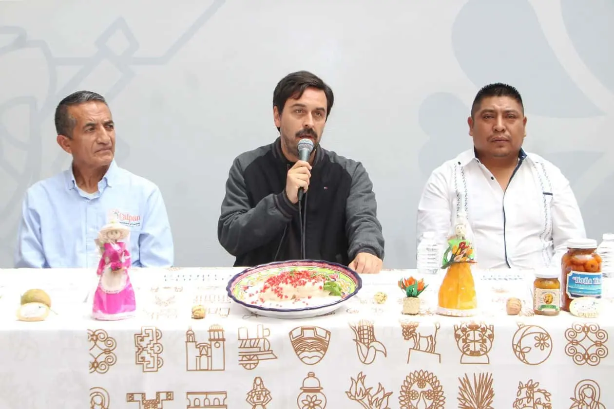 Está por iniciar la tradicional Feria del Chile en Nogada, en Calpan, Puebla. Foto: Cortesía