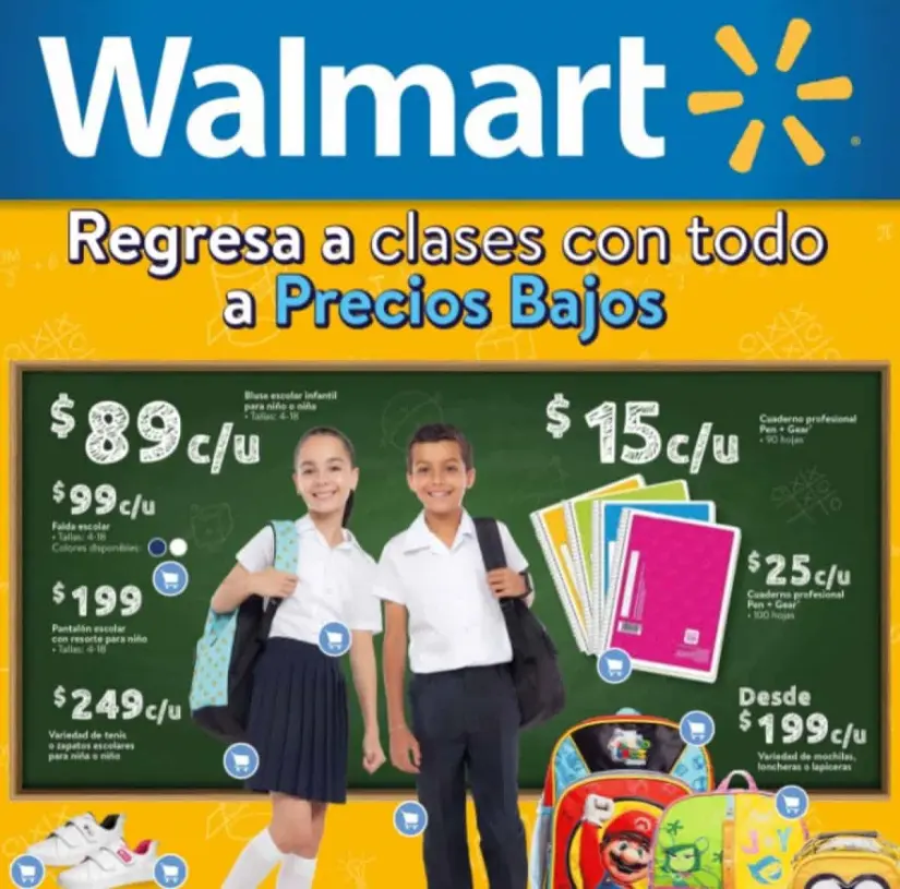 Las mejores ofertas de Walmart para este regreso a clases