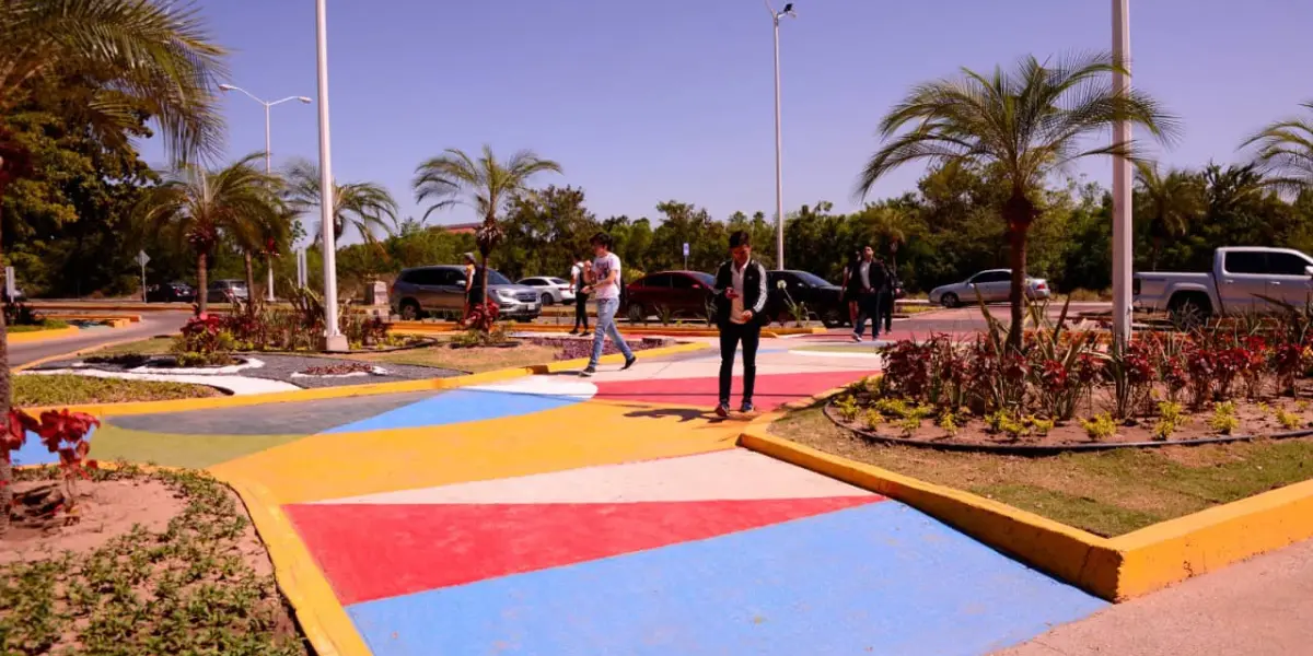 La infraestructura peatonal es escencial para un entorno seguro para los peatones. Foto: Cortesia Ayuntamiento de Culiacán.