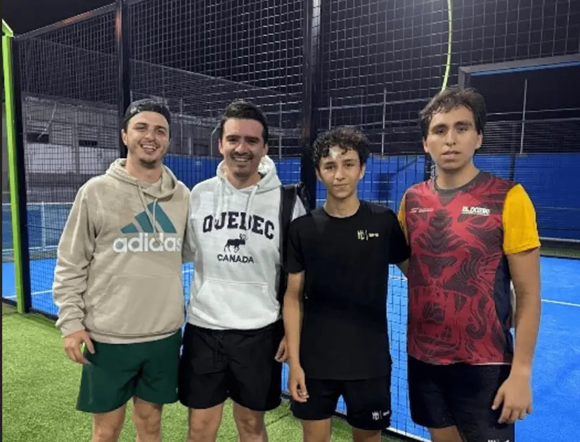 En las canchas de Match Point puedes tener grandes experiencias entre amigos. Foto: Cortesía