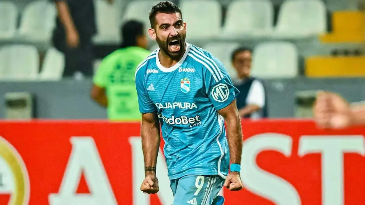 Martin Cauteruccio tras anotar un gol | Imagen: @mcaute7