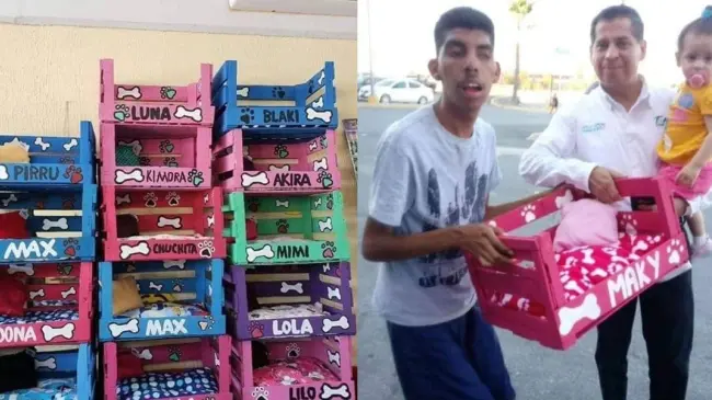Su condición no ha sido un impedimento para ayudar a su familia. Foto: Cortesía
