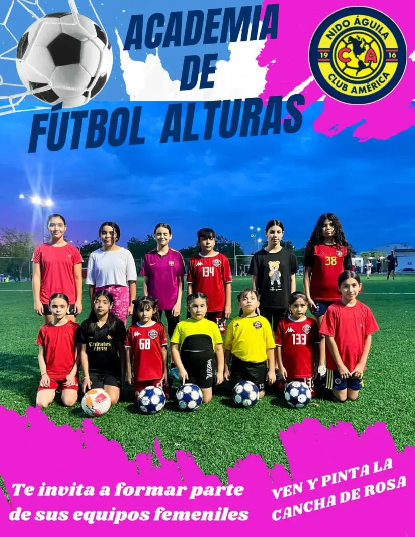 Animate a formar parte de los equipos femeniles en el Nido Aguila Culiacán.