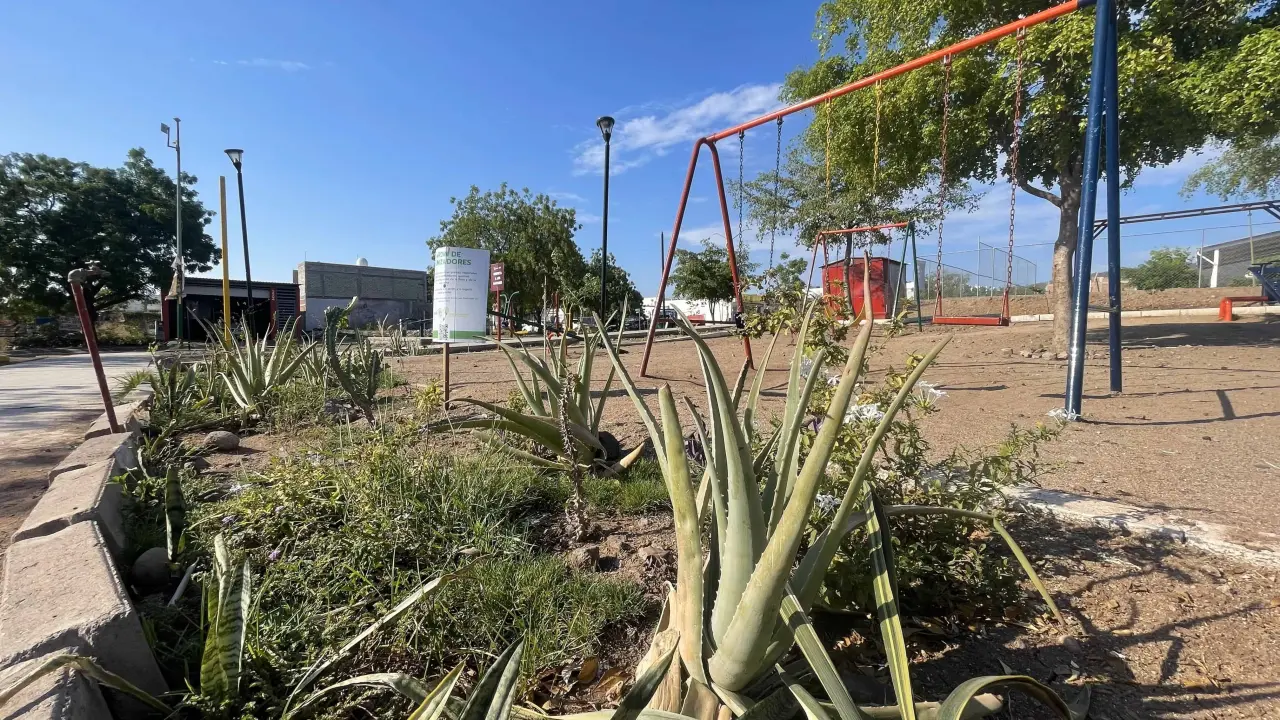 El jardín de Monte de San Pablo en Alturas del Sur luce muy bien cuidado y se mantiene en buenas condiciones gracias a la colaboración de la ciudadanía. Foto: Lino Ceballos.