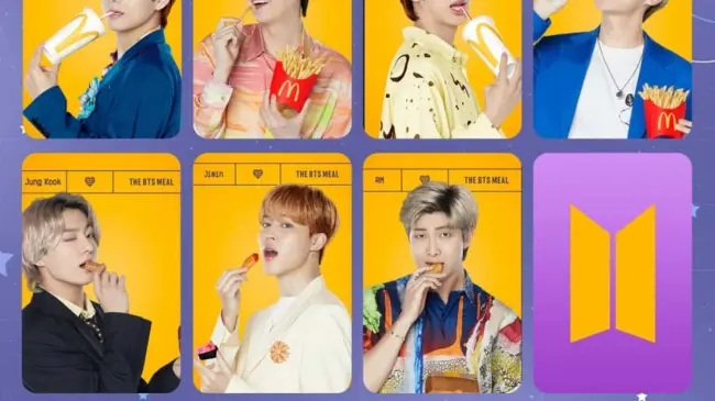 No te quedes sin tu Cajita Feliz de BTS en McDonalds.