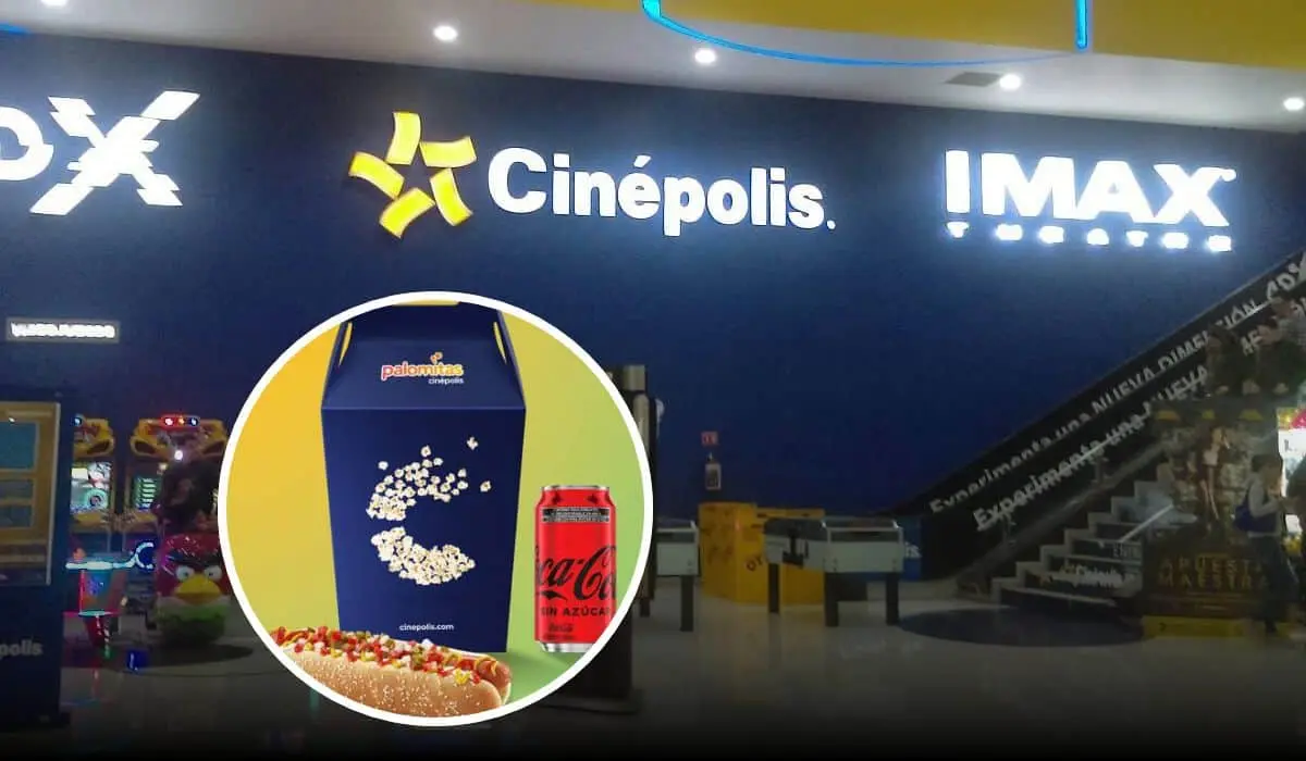 Conoce los productos y  el precio del Combo Hot Dog en Pareja que tiene disponible Cinépolis. Foto: Cortesía