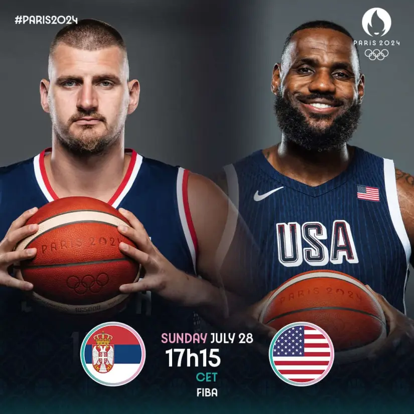 Estados Unidos enfrenta a Serbia por un boleto a la final | Imagen: @FIBA