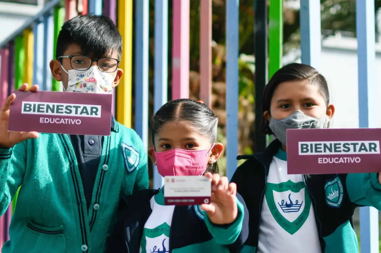 El apoyo económico depende del nivel escolar. Foto: Gob. de México