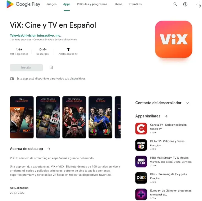Cómo puedo descargar Vix en mi TV Samsung