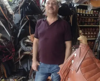 José Zamudio el talabartero del Mercadito de Culiacán que perpetúa el arte y oficios del cuero
