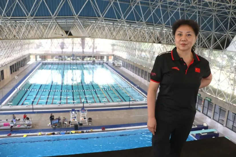Quien es Ma Jin, entrenadora de Osmar Olvera Ma Jin ha entrenado a destacados atletas en sus más de 20 años en México. Foto: Cortesía
