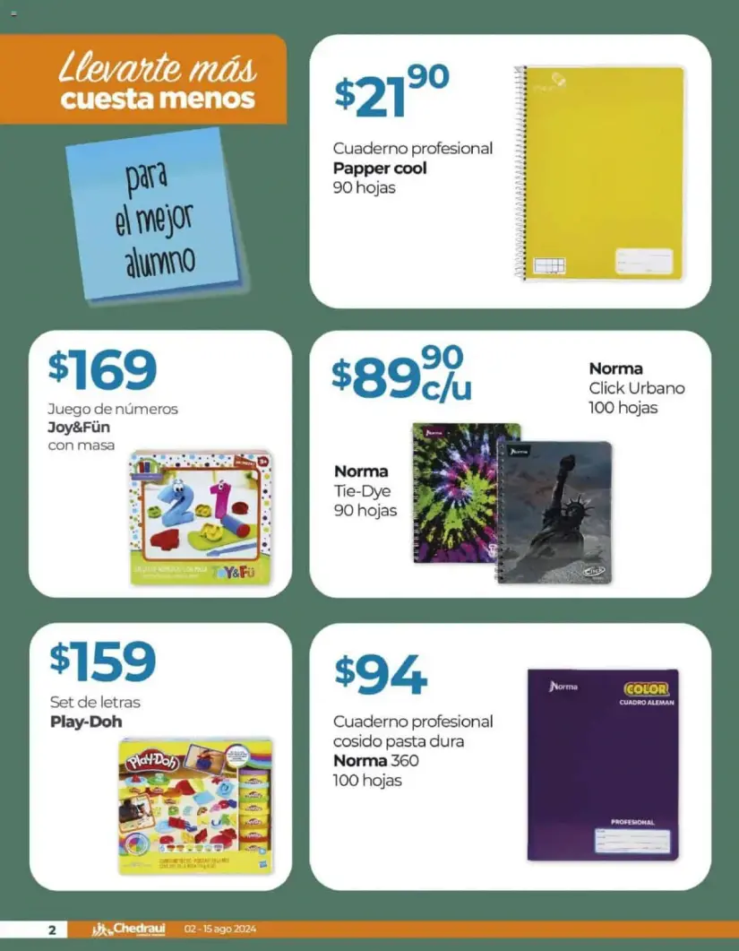 No te pierdas las ofertas de Chedraui para este regreso a clases. Imagen: Cortesía