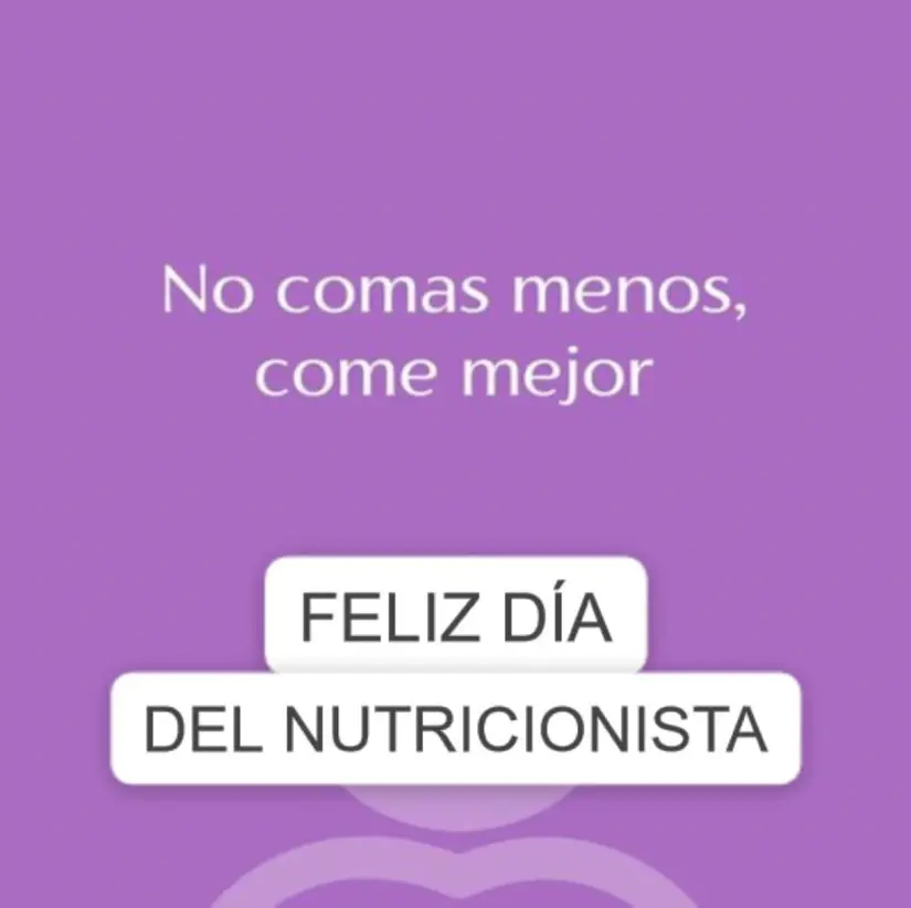 En el Día del Nutricionista, dedica a tu pareja un lindo mensaje En el Día del Nutricionista, dedica a tu pareja un lindo mensaje. Foto: Cortesía