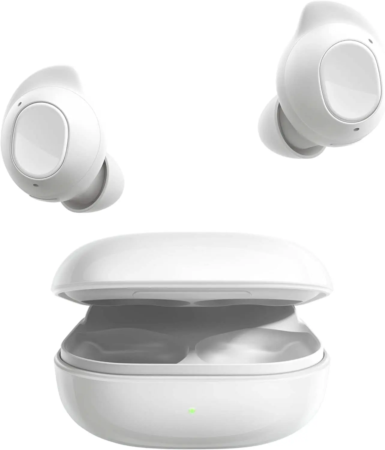 Auriculares Samsung Galaxy Buds FE con controles táctiles.