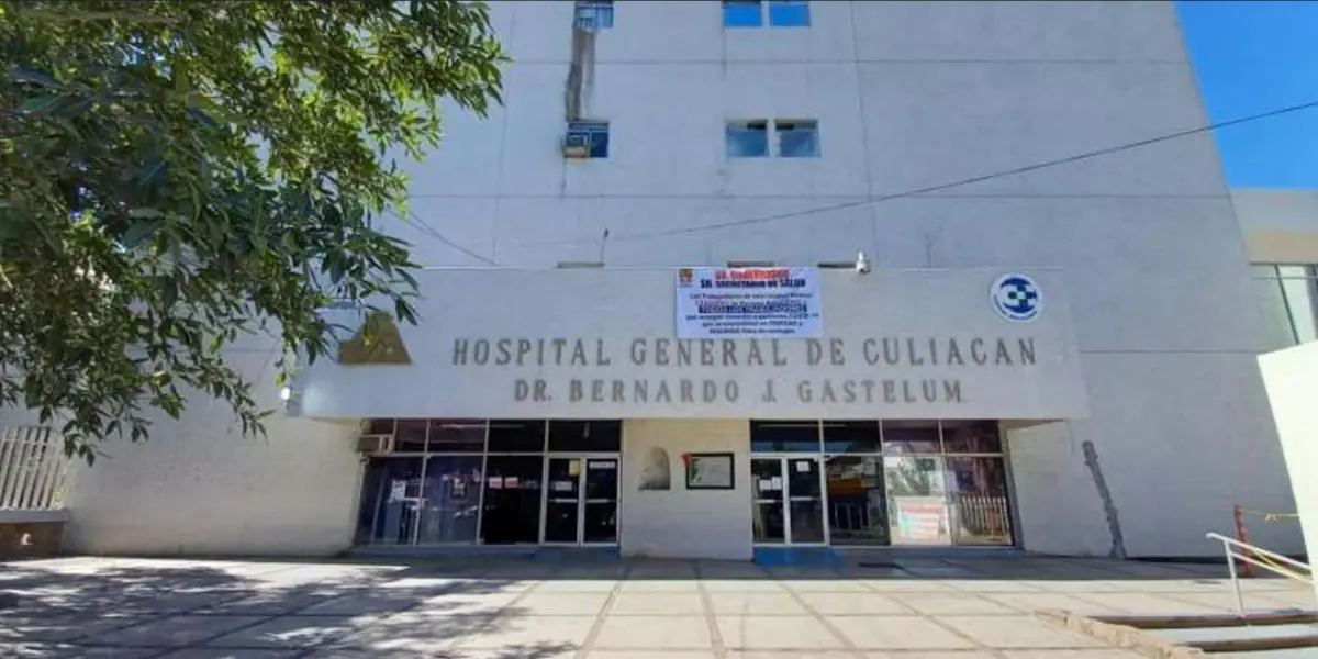 El Hospital General de Culiacán, podría convertirse en en nuevo Centro de Tramautología o ser absorbido por Imss-Bienestar. Foto: Cortesía.