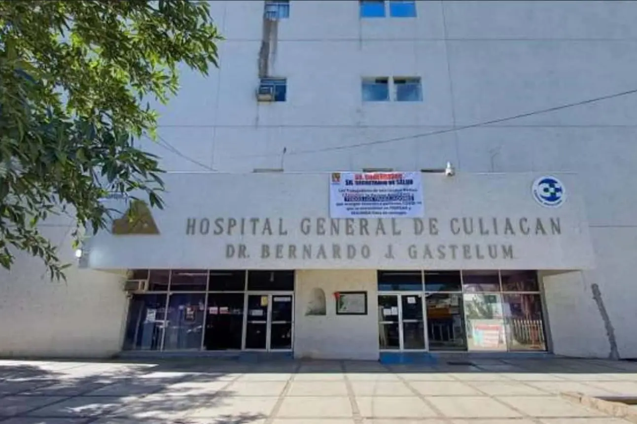 El Hospital General de Culiacán, podría convertirse en en nuevo Centro de Tramautología o ser absorbido por Imss-Bienestar. Foto: Cortesía.