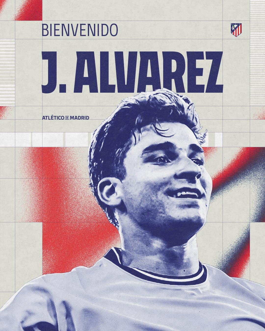 Anuncio oficial de Julián Álvarez | Imagen:  @Atleti