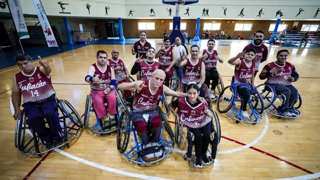 Atlético Imperial Culiacán y Óscar Monárrez dominan en la Liga Estatal de Básquetbol Sobre Sillas de Ruedas.
