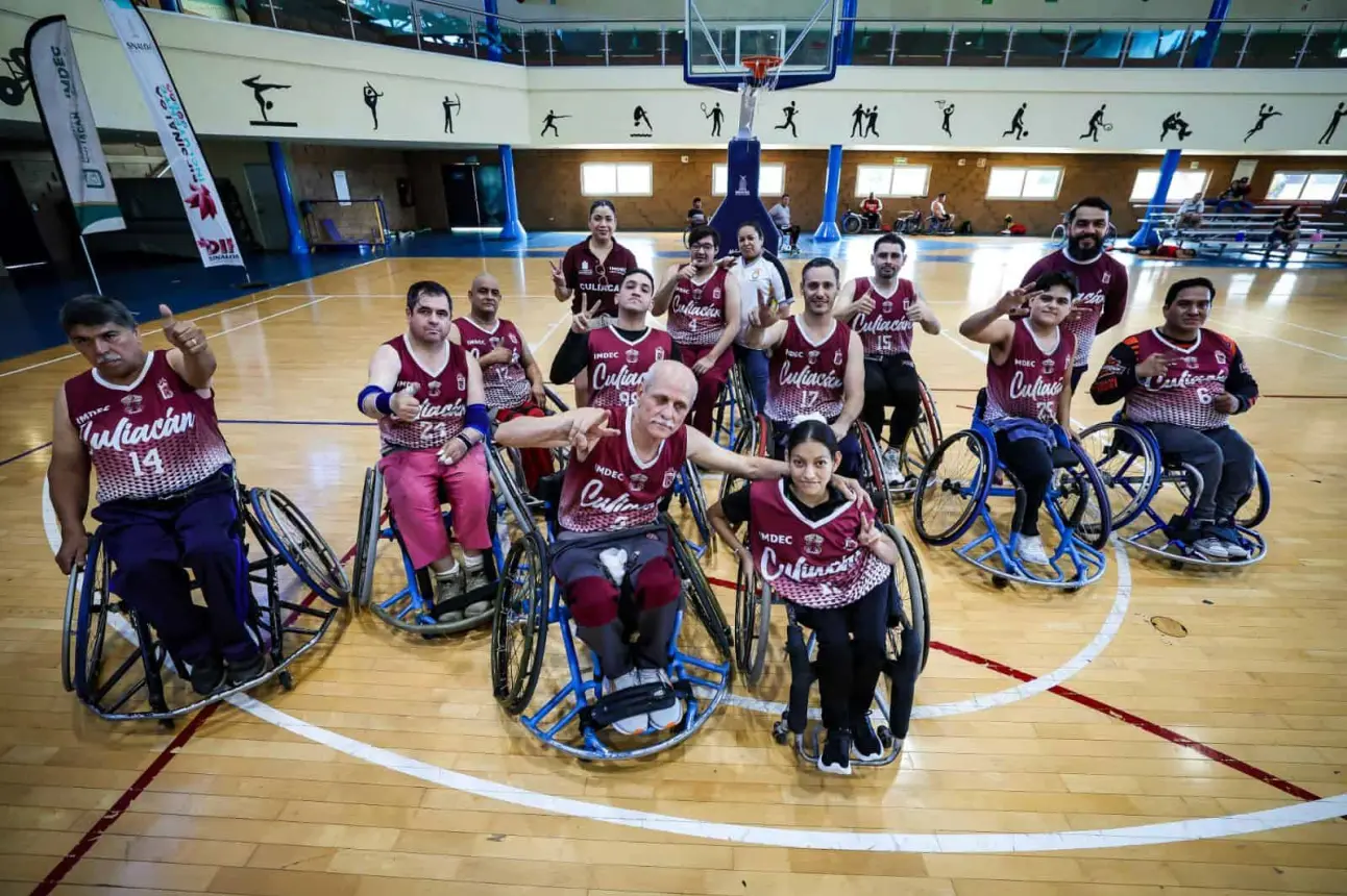 Atlético Imperial Culiacán y Óscar Monárrez dominan en la Liga Estatal de Básquetbol Sobre Sillas de Ruedas.