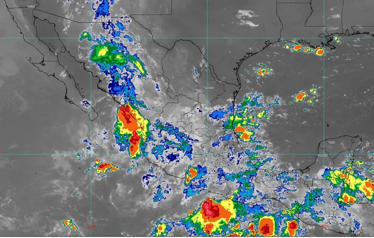 Habrá lluvias en Sinaloa este martes 13 de agosto.