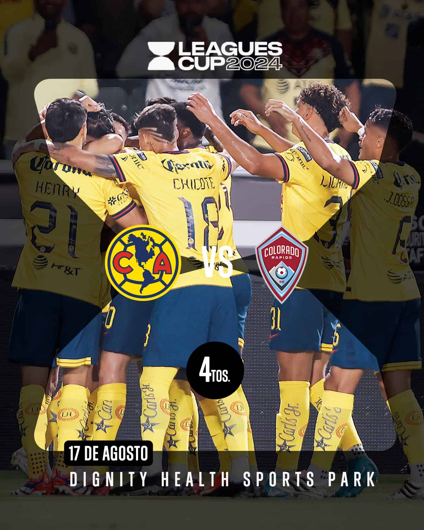 América vs Colorado | Imagen:  @ClubAmerica