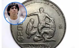 La moneda de Maradona en el Mundial de México 86 se vende hasta en 60 mil pesos