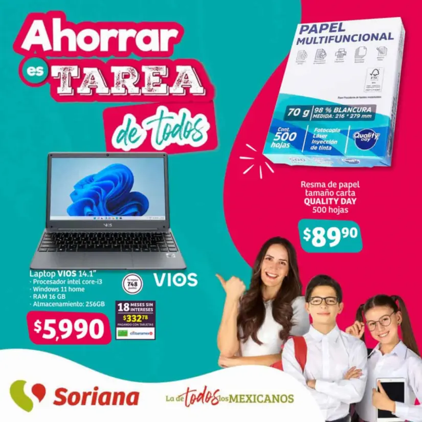 Folleto de Soriana Back To School: las mejores ofertas para el regreso a clases