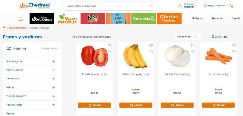 Martimiércoles Chedraui: ofertas en frutas y verduras del 20 y 21 de agosto