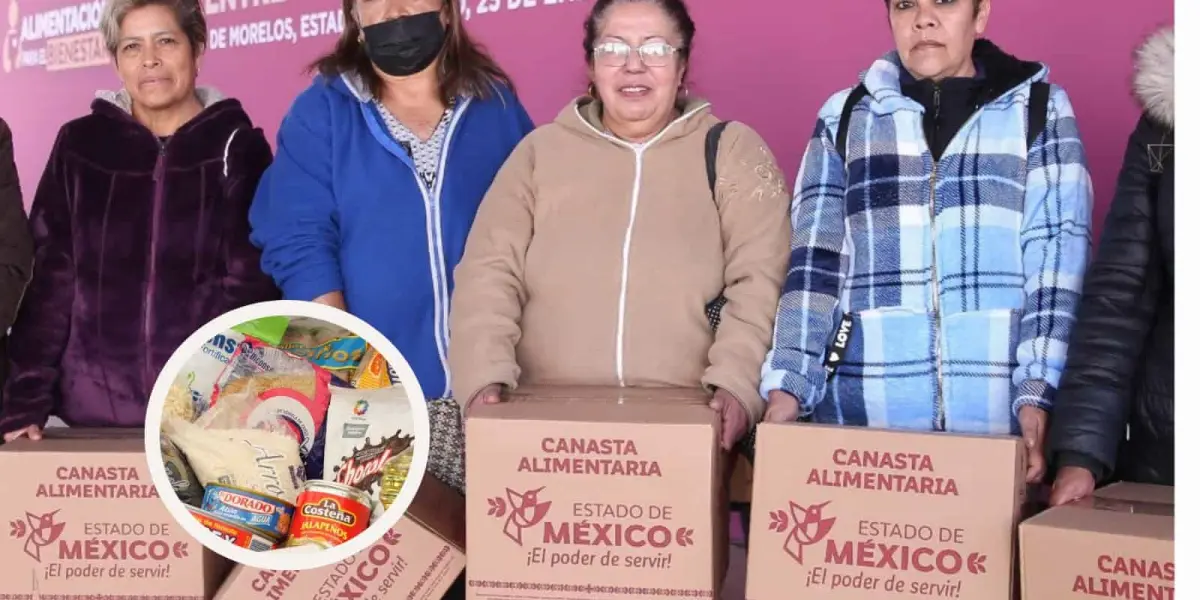 Las canastas alimentarias en el Estado de México incluyen alrededor de 24 productos. Foto: Cortesía