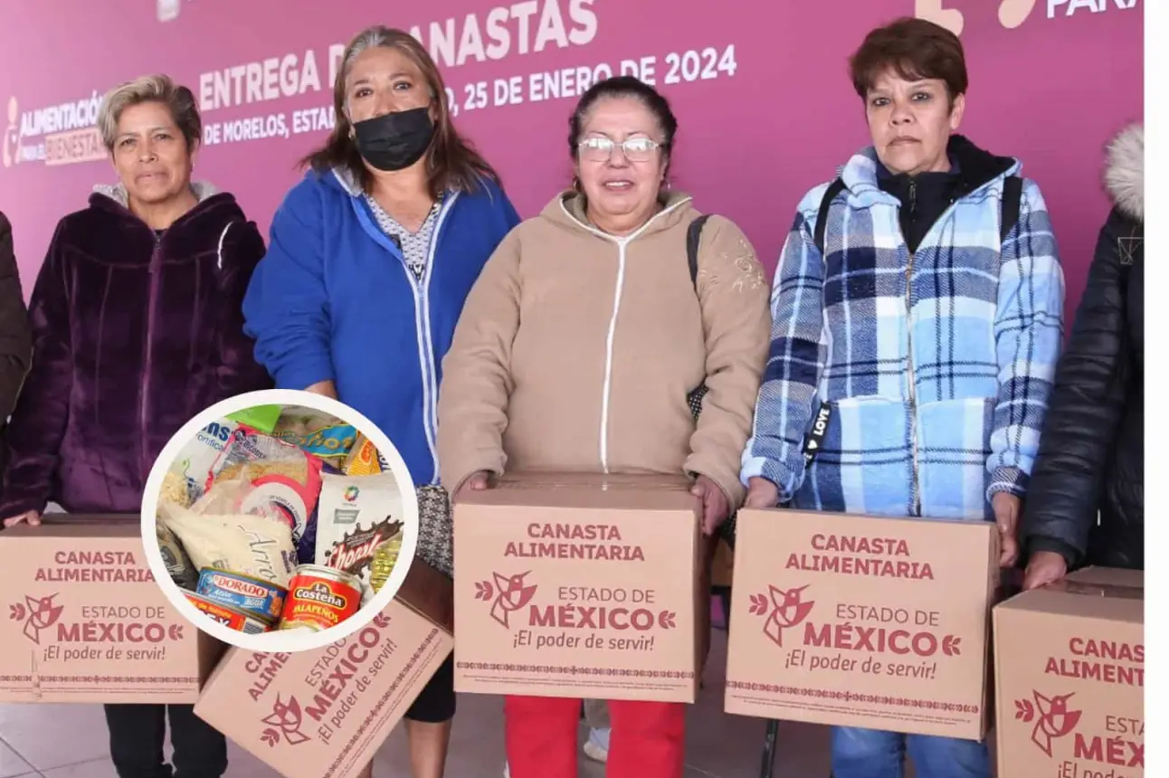 Las canastas alimentarias en el Estado de México incluyen alrededor de 24 productos. Foto: Cortesía