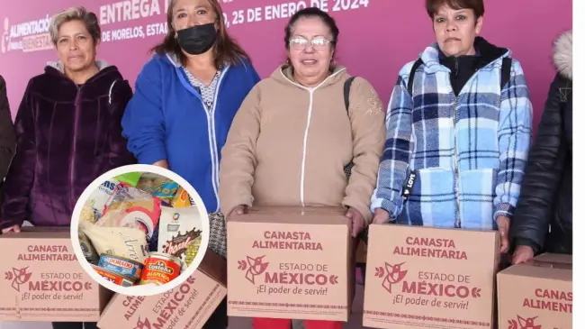 Las canastas alimentarias en el Estado de México incluyen alrededor de 24 productos. Foto: Cortesía