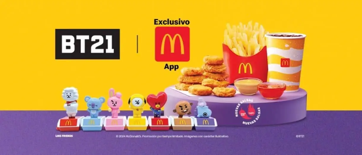 Conoce la colección de BTS de la Cajita Feliz de McDonald’s. Foto: Cortesía