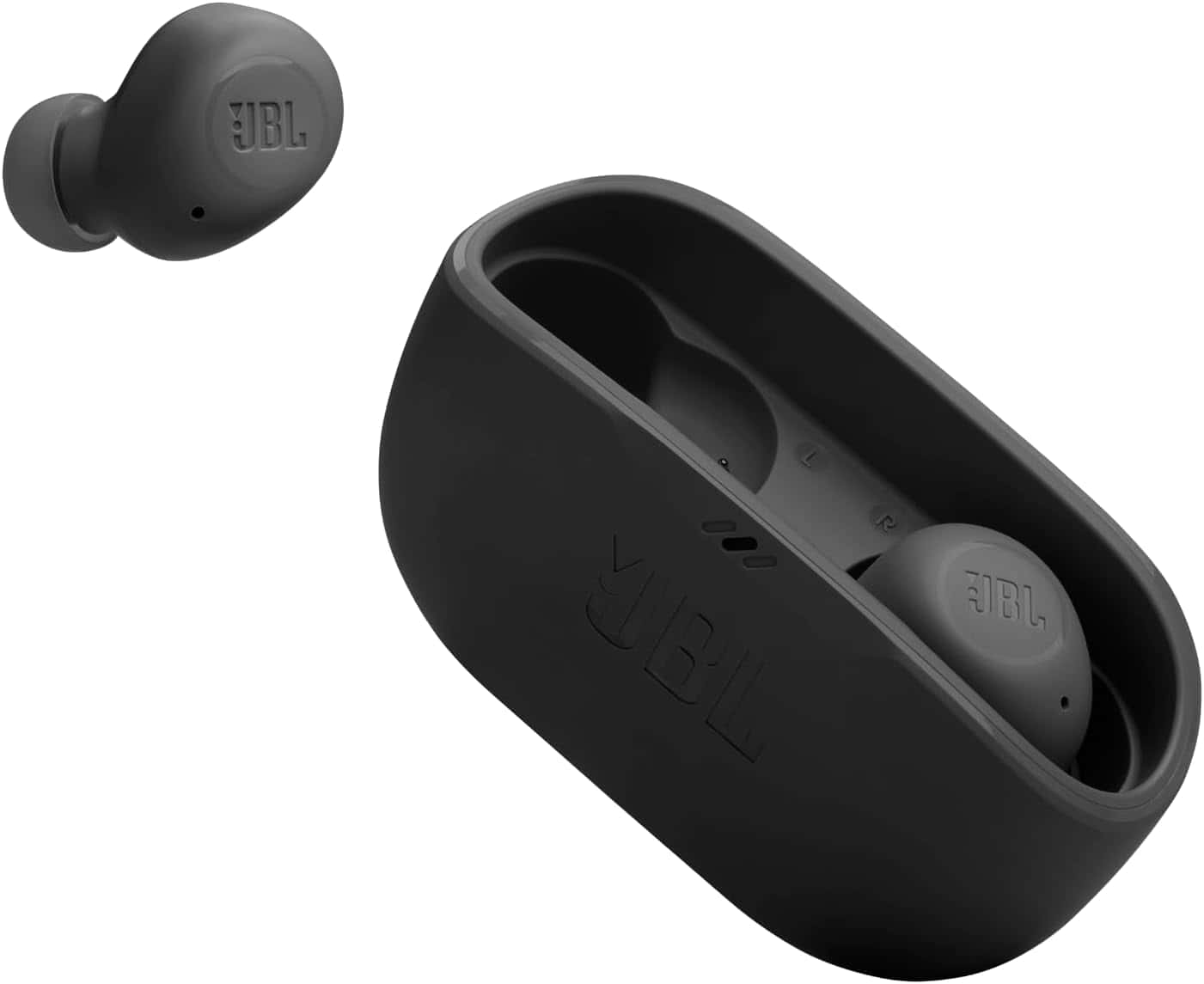 Los auriculares JBL Vibe Buds prometen comodidad, pues son ligeros. Foto: Cortesía