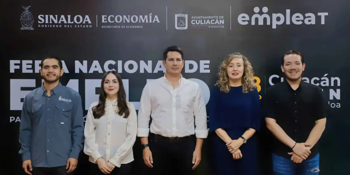 Autoridades invitan a la Feria Nacional del Empleo en Culiacán.