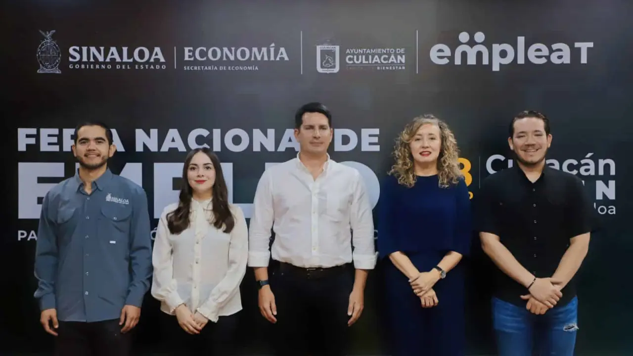 Autoridades invitan a la Feria Nacional del Empleo en Culiacán.