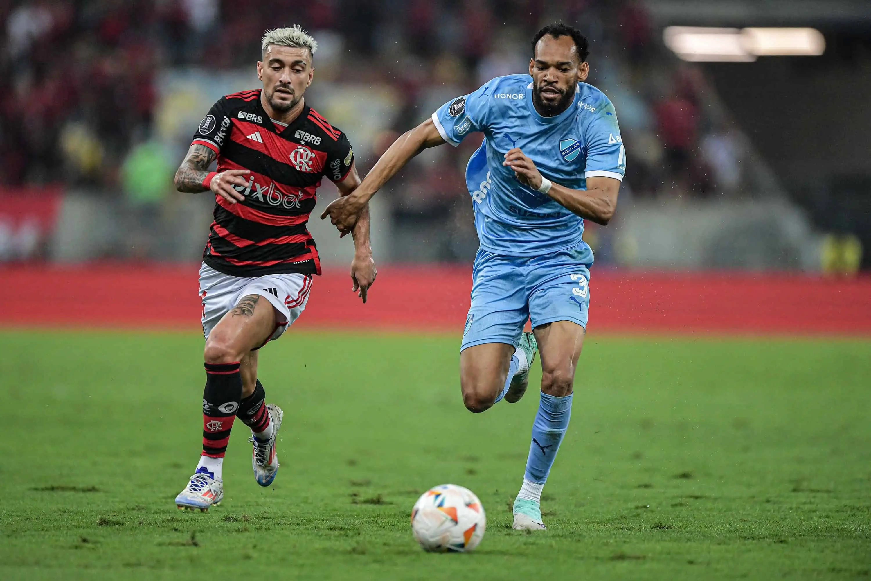 Flamengo ganó la ida 2-0 | Imagen: @Libertadores